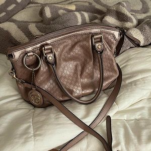 Gucci guccisima gorgeous bag pink nude mauve shoulder or satchel